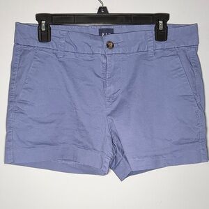 GAP Women's gray Blue Bermudas relaxed girlfriend shorts